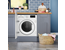WDIK854411F Perfect for busy households, this integrated washer dryer can wash a full 8kg load in just 28 minutes, helping you get through laundry faster. Sensor Drying Programmes automatically stop the cycle when optimal dryness is reached, protecting your clothes from over-drying. Easy to install, the appliance features front adjustment screws to reposition the rear feet without hassle. For added peace of mind, it’s backed by our 10 Year Beko Parts Guarantee.