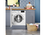 WDIK854411F Perfect for busy households, this integrated washer dryer can wash a full 8kg load in just 28 minutes, helping you get through laundry faster. Sensor Drying Programmes automatically stop the cycle when optimal dryness is reached, protecting your clothes from over-drying. Easy to install, the appliance features front adjustment screws to reposition the rear feet without hassle. For added peace of mind, it’s backed by our 10 Year Beko Parts Guarantee.