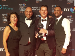 Beko Scoops Prestigious BT Sport Award